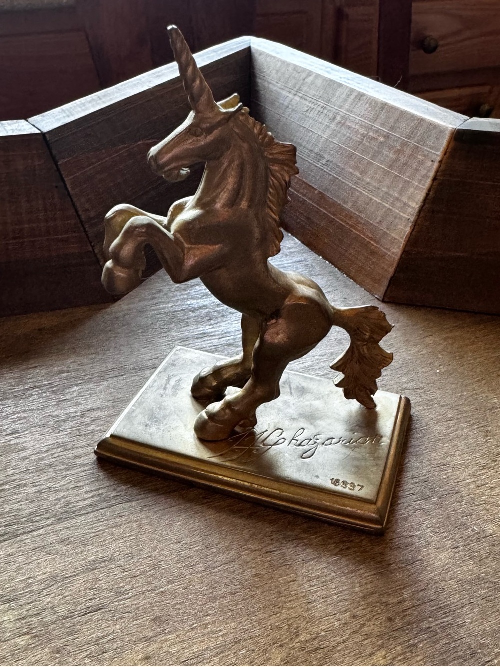 1983 London Pewter Unicorn Figurine